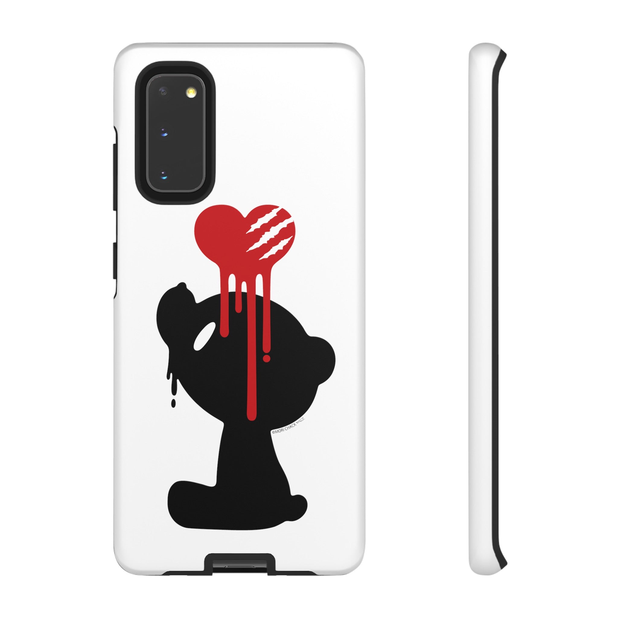 Gloomy Bear Heart - Dual Layer Phone Case
